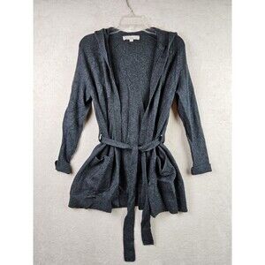 LOFT Women's Long Sleeve Belted Hooded Sweater Petites Size SP